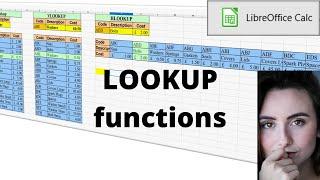 How LOOKUP functions work in LibreOffice calc 2024