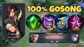 Valir Build High Damage Dijamin Hero Tipis 3x Hit Langsung KO‼️Beast Build Valir 2024 | Mlbb