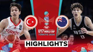 3rd Place Game: Turkiye  vs New Zealand  | Highlights | FIBA U17 Basketball World Cup 2024