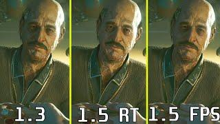 Cyberpunk 2077 PS5 1.3 vs 1.5 Next-Gen Patch Graphics Comparison & FPS Test