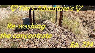 Re-washing the Concentrate | Lots of Sapphires Tim's Adventure's️ Ep. 734