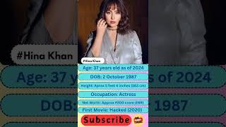 Hina Khan Biography 2024: Age, Net Worth and More | The Query Channel