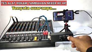 alat rekaman tambahan mixer audio ke hp android/ alat record