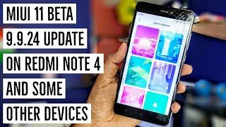 Miui 11 Beta 9.9.24 Update on Many Devices | Redmi Note 4 Features & Optimizations