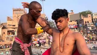 Ep-6 | IndianStreet Massage Energetic Street Barber Chamunda brothers | ASMR