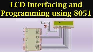 LCD Programming using 8051 Microcontroller