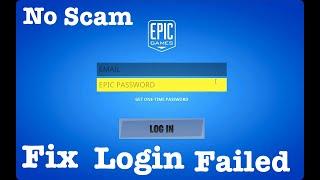 How to FIX FORTNITE LOGIN FAILED INSIDE of GAME on MAC/WINDOWS 2020  (110% It Will WORK NO SCAM)