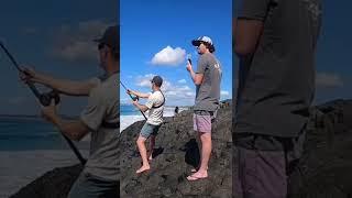 Drone Fishing For Tuna Landbased No Shoes, No Gaff, No Worries.               Best solo effort EVER.