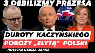 KACZYŃSKI BRYZGA HEJTEM – HOLECKA UCISZA PREZESA️POBOŻY ELITĄ POLSKI I NAJGŁUPSZE TEKSTY KONWENCJI