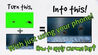 How to Chroma key in mobile phone | Editing tips |  Power Director