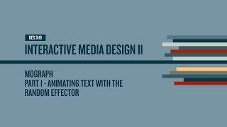 Animating Text with MoGraph Random Effector in Cinema 4D Lite