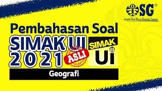 Pembahasan Soal Asli Geografi SIMAK UI 2021 - Bersama Ka Widi