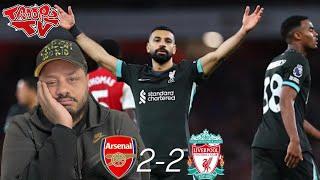 Arsenal 2-2 Liverpool | Troopz Match Reaction | 5 POINTS BEHIND CITY ALREADY, TITLE HOPES ARE GONE!!