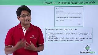 Power BI - Publish a report to the web from power BI