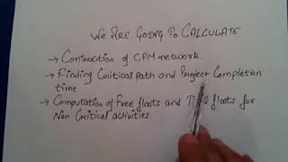 Critical Path Method(CPM) of Network Analysis in Operations Research by JOLLY Coaching in hindi