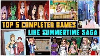 Top 5 Completed Games Like Summertime saga | 2024 | EzrCaGaminG | Part 2