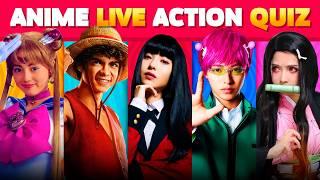 Guess the Anime by its Live Action Adaptation  Anime Quiz