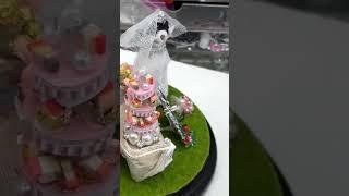 (Shorts: S. 3 Ep. 03) Dollhouse Wedding Miniature Glass Cover DIY Make it your Own. High End Luxury.