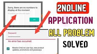 2ndline app not working problem | 2nd line Apps OTP Problem Solved 2022 | sign up problem |