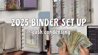 2025 Binder set up + Cash condensing | Explaining my categories!