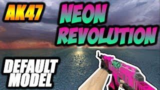 AK47 Neon Revolution HD (Default Model) | CS 1.6