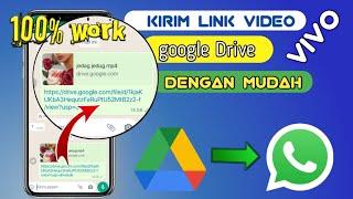 Cara kirim video link Google Drive ke WhatsApp hp VIVO