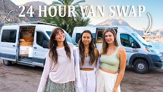 24 HOUR VAN SWAP! ft. Sarah Yak & Tori Prince (Ram Promaster VS. Ford Transit)