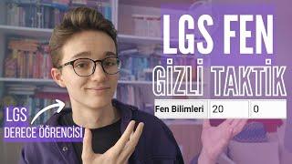 LGS FEN BİLİMLERİNİN Gizli Taktikleri | Son 2 Ayda Feni Fulle!