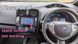 Nissan Leaf touch screen not working (tips & screen calibration)