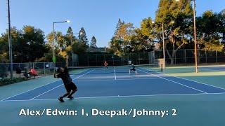 2024 Doubles Tournauvs - Quarter Finals: Alex/Edwin vs. Deepak/Johnny