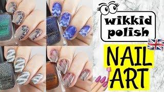 4 EASY NAIL ART DESIGNS FEAT. WIKKID POLISH | Spangley Nails