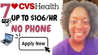 CVS Health is Hiring!! Part & Full Time WFH Jobs| No Phone