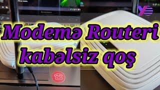 Router modemlerin kabelsiz qurulması. Modem router köprüleme kablosuz