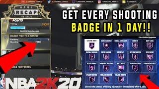 *NEW* FASTEST WAY TO UNLOCK EVERY SHOOTING BADGE IN NBA 2K20 GET EVERY BADGE INSTANTLY AFTER PATCH 8