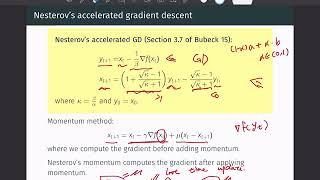 Momentum method & Nesterov 2