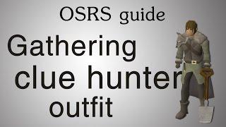 [OSRS] Gathering the clue hunter outfit