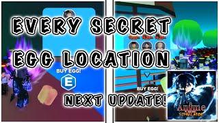 EVERY Secret Egg Location! Next Update Info! Anime Punching Simulator