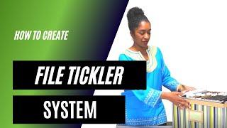 How to Create a Tickler File System...Never Show Up Unprepared or Late for a Meeting Again!