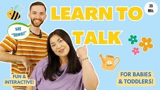 Learn To Talk For Babies & Toddlers | Fun Christian Learning Video
