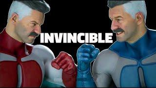 MK1 Omni-Man VS Omni-Man ( All Mirror Match Intros - Invincible TV Show References )