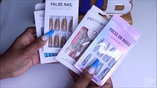 Shein Nail Press On haul on a Budget