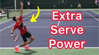 Get Extra Serve Power With One Simple Tip (Tennis Serve Technique Explained)