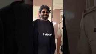 The King in Black!  #Nagarjuna spotted at Hyderabad airport ️ | Gulte