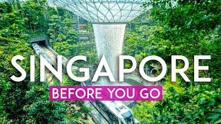 Things to know BEFORE you go to SINGAPORE - Singapore travel tips