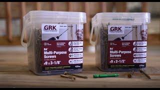 GRK R4 Multi-Purpose Framing & Decking Screws