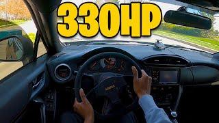 330HP E85 TURBO FRS POV DRIVE! (Problems So Far)