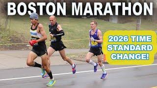 New Boston Marathon Time Standards for 2026?! Sage Canaday Running