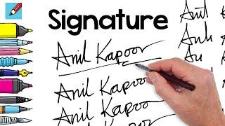 How to Design your Own Amazing Signature Real Easy