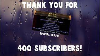 Thank you so much for 400 Subscribers!