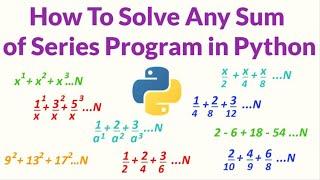 Solve any Series Program in Python